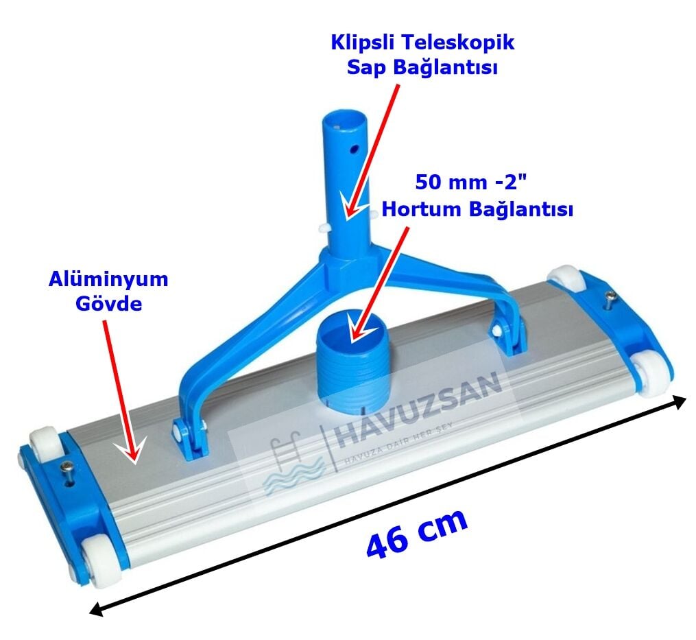 Havuz Temizlik Vakum Süpürgesi | 2'' (50 mm) L=46 cm