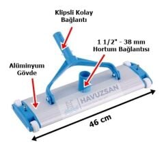 Havuz Temizlik Vakum Süpürgesi | 1 1/2'' (38 mm) L=46 cm