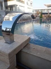 Havuz Şelalesi Kobra Model 50x60 cm | 304 Paslanmaz Çelik