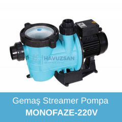 Gemaş Streamer 2010 Havuz Pompası | Monofaze